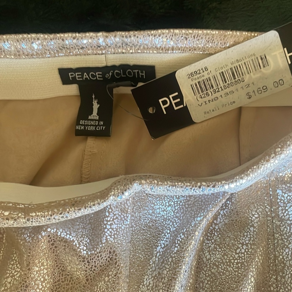Peace of Cloth Tan Leggings Sleek Versatile - Picture 2 of 3